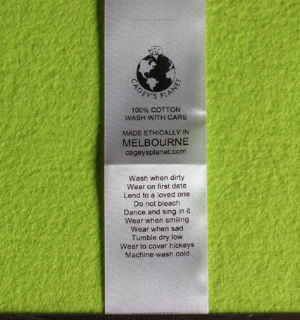 1000pcs Printed Satin label, custom design 1000pcs Printed Satin label, custom design